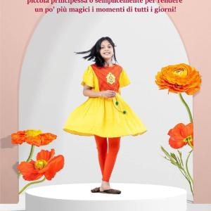 Yellow and Orange Baby Dress