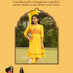 Light Yellow Frock Dress