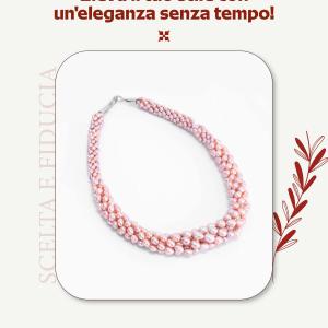 Pink Pearl Necklace
